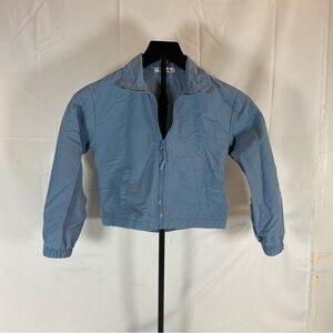 Sweet Stories Light Blue Zip-Up Jacket — Size (insert size)